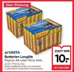 Maximarkt Batterien Longlife Angebot
