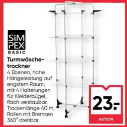 Maximarkt SIMPEX Basic Turmwäschetrockner Angebot
