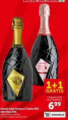 Interspar Astoria Galie Prosecco Treviso DOC oder Rosé DOC Angebot