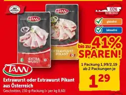 Interspar Extrawurst oder Extrawurst Pikant aus Österreich Angebot
