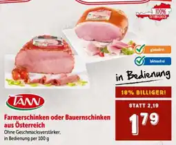 Interspar Farmerschinken oder Bauernschinken aus Österreich Angebot