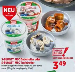 Interspar S-BUDGET MSC Gabelroller oder S-BUDGET MSC Teufelsroller Angebot