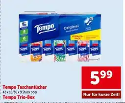 Interspar TEMPO TASCHENTÜCHER Angebot