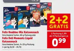 Interspar Felix Knabber Mix Katzensnack Angebot