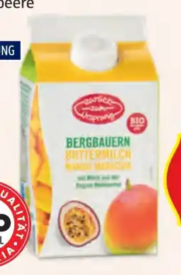 Hofer Zurück zum Ursprung Bio-Bergbauern Buttermilch Angebot
