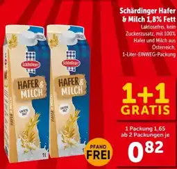 Interspar Schärdinger Hafer-Milch Angebot
