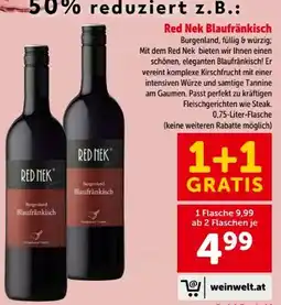 Interspar Weingut Gerhard Wohlmuth Red Nek Blaufränkisch Angebot
