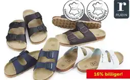 Interspar Rubin Damen Leder-Fußbettpantoffel Angebot