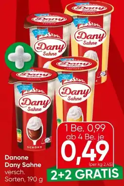 Eurospar Danone Dany Sahne Angebot