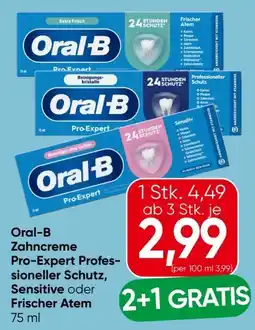 Eurospar Oral-B Zahncreme Pro Expert Angebot