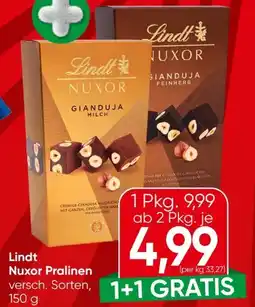 Spar Lindt Pralinen Nuxor Angebot