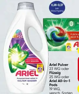 Spar Ariel Flüssigwaschmittel Angebot