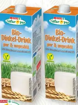 SPAR Gourmet Spar Natur pur Bio-Dinkel-Drinks Angebot