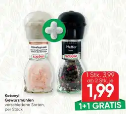 SPAR Gourmet Kotányi Gewürzmühlen Angebot