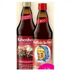 Denn's Biomarkt Rotbäckchen Bio-Fruchtsaft-Mischung verschiedene Sorten Denns BioMarkt Angebot