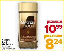 Billa Nescafé Gold Angebot