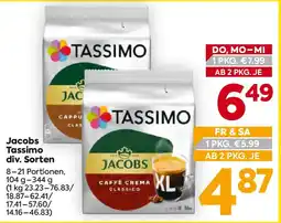 Billa Tassimo Angebot