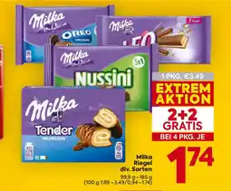 Billa Milka Riegel Angebot