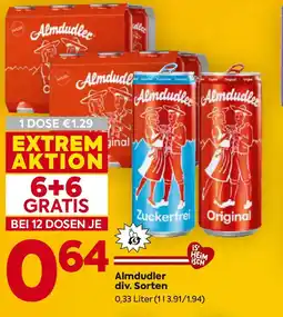 Billa Almdudler Angebot