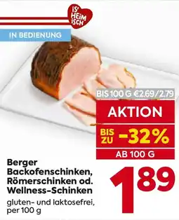 Billa Backofenschinken, Römerschinken od. Wellness-Schinken BILLA Angebot
