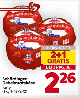 Billa Schärdinger Geheimratskäse Angebot