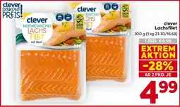 Billa clever Lachsfilet Angebot