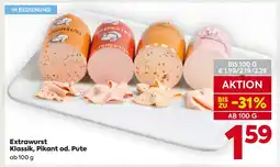 Billa Extrawurst Klassik, Pikant od. Pute BILLA Angebot