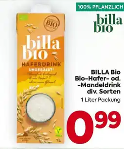Billa Bio-Hafer- od. -Mandeldrink Angebot