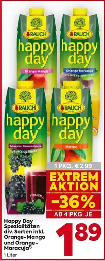 Billa Happy Day Spezialitäten inkl. Orange-Mango & Orange-Maracuja BILLA Angebot