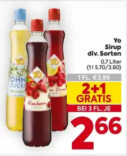 Billa Sirup Angebot