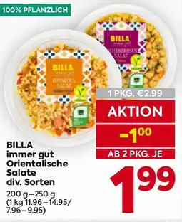 Billa Orientalische Salate Angebot