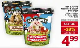 Billa Ben & Jerry's Klassik od. Vegan Angebot