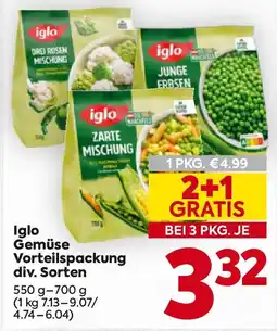 Billa Gemüse Vorteilspackung Angebot