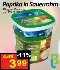 Wurstico Paprika in Sauerrahm Angebot