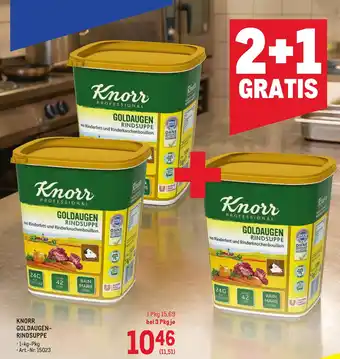Knorr goldaugen- rindsuppe