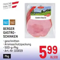 Metro Berger gastro- schinken Angebot