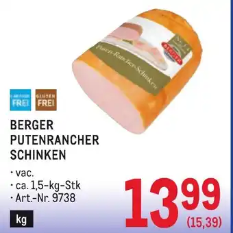 Berger putenrancher schinken