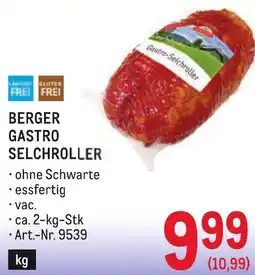 Metro Berger gastro selchroller Angebot