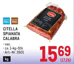 Metro Citella spianata calabra Angebot