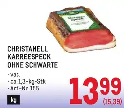 Metro Christanell karreespeck ohne schwarte Angebot