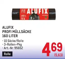 Metro Alufix profi müllsäcke Angebot