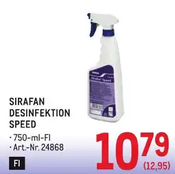 Metro Sirafan desinfektion speed Angebot