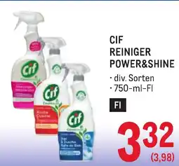 Metro Cif Reiniger Power & Shine Angebot
