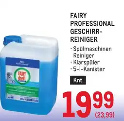 Metro Fairy professional geschirr- reiniger Angebot