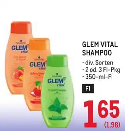 Metro Glem vital shampoo Angebot