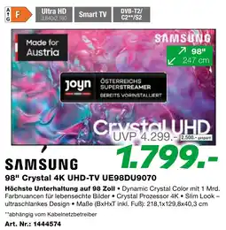 EP 98" Crystal 4K UHD-TV Angebot