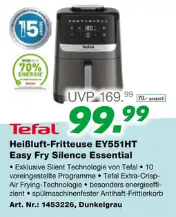 EP Heißluft-Fritteuse EY551HT Easy Fry Silence Essential Angebot