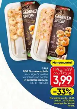 Spar BBQ Garnelenspieße Angebot