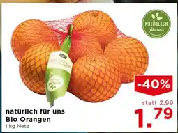 Unimarkt natürlich für uns Bio Orangen Angebot