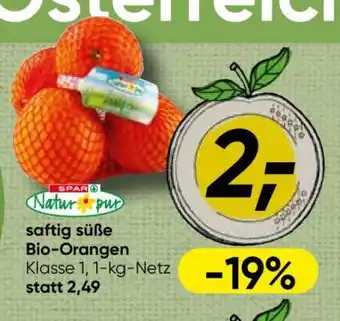 Natur*pur saftig, süße Bio-Orangen